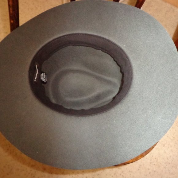 FIRM NWT Anthropologie Wyeth Felted Rancher Hat Blue O/S - Picture 15 of 15